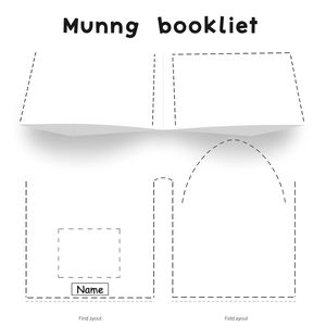 Szablon mini-książeczki do druku