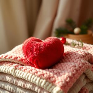 Pluszak - czerwone serduszko (zdjęcie produktowe)