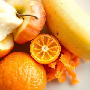 Taca sensoryczna – zbliżenia tekstur owoców