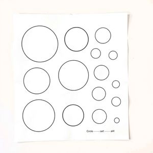 Arkusz kółek - okna i bąbelki