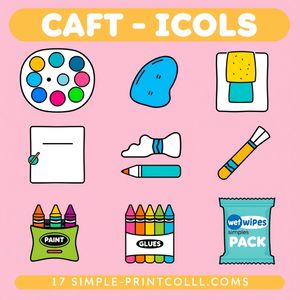 Ikony materiałów - zestaw do zajęć