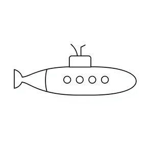 Szablon łodzi (kontur do wycięcia)