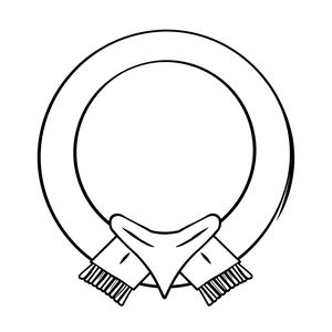 Kolorowanka: odznaka do kolorowania