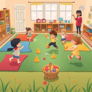 Stacja 1 — Pole z ziarnem (ilustracja)