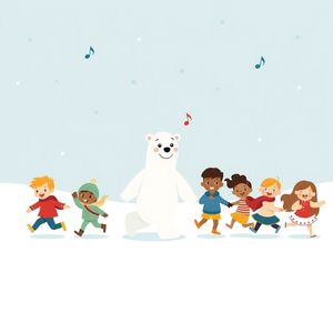 Plakat powitalny: Idziemy jak niedźwiedzie