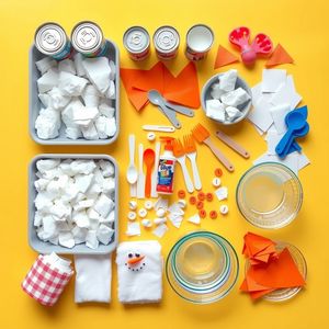 Materiały i przybory — flatlay przygotowań