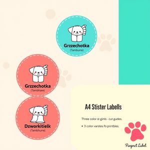 Metki/etykiety do instrumentów