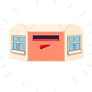 Okleina skrzynki pocztowej – dekoracja pudełka