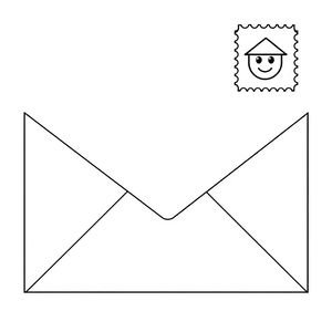 Szablon koperty do druku (A4)