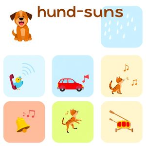 Ilustracje pojedynczych źródeł dźwięku (pliki PNG)