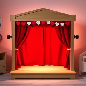 Scenka teatrzyku pacynkowego