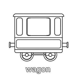 Wagon — kolorowanka