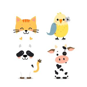 Karty ze zwierzątkami (duże obrazki)