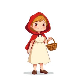 Portret: Czerwony Kapturek (duży plakat)