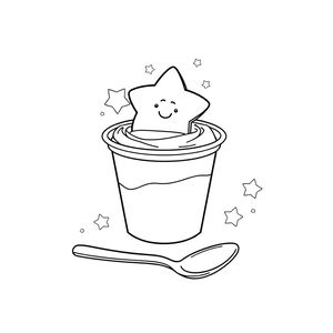 Kolorowanka: Magiczny kubeczek