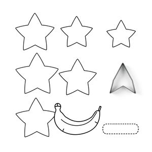 Szablon: Gwiazdki z banana