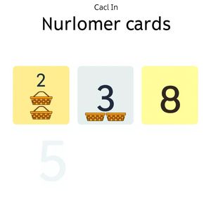 Karty z liczbami 1–5 (ikony grup)