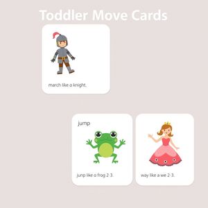 Karty ruchowe (Marsz, Skok, Machanie)