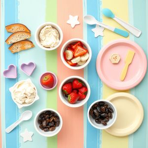 Zdjęcie składników — top-down do prezentacji