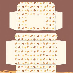 Szablon — opakowanie pudełka (brązowa oklejka)