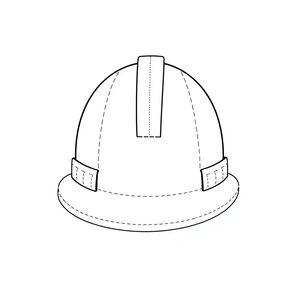 Szablon papierowego kasku (do wydruku)
