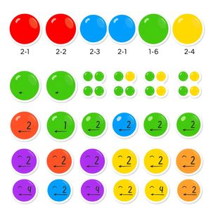 Arkusz naklejek — Kropki do oznaczania par