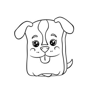 Kolorowanka: Kanapka-kundelek