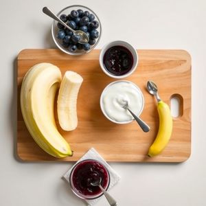 Zdjęcie: Składniki w układzie "flat lay"