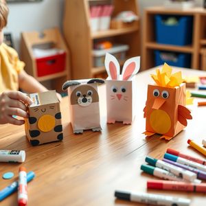 Zdjęcie inspiracyjne — gotowe zwierzątka z pudełek