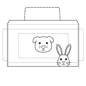 Owijka na pudełko — prosty wzór do dekoracji