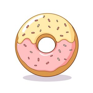 Duża ilustracja pączka (powitanie)