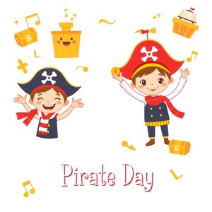 Plakat powitalny — Dzień Piratów