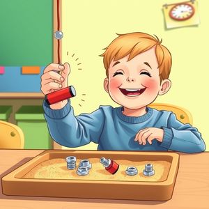 Ilustracja aktywności: poszukiwania rudy magnetem