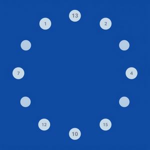 Plakat - Duża flaga Unii Europejskiej (z zaznaczonymi miejscami)