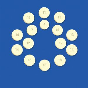 Plakat - Duża flaga Unii Europejskiej (z zaznaczonymi miejscami)