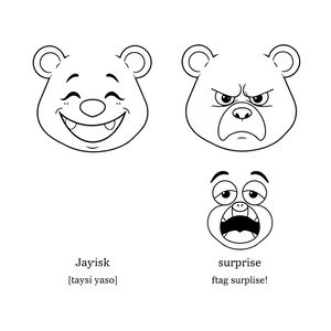 Karty emocji – kolorowanki (radość, smutek, złość, zdziwienie)