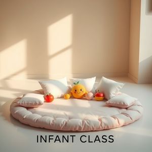 Scena relaksacyjna na macie (ilustracja/zdjęcie)