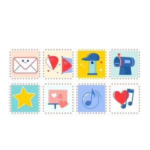 Arkusz znaczków / naklejek do druku