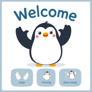 Plakat powitalny — piosenka i ruchy