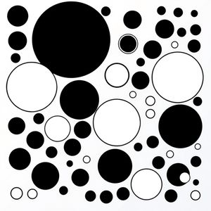 Szablon do kropkowania — duże okręgi