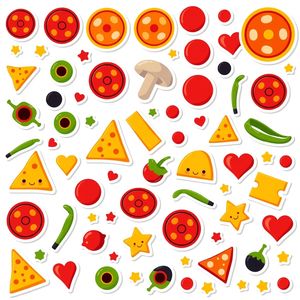 Arkusz dodatków — naklejki / elementy do wycięcia