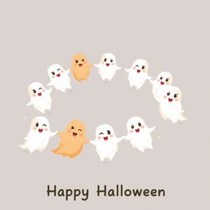 Plakat powitania: Marsz duchów