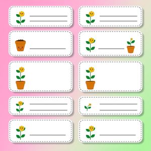 Etykiety na doniczki — szablon do podpisania