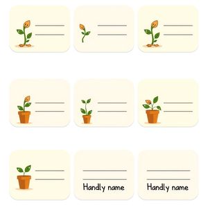 Etykiety na doniczki — szablon do podpisania