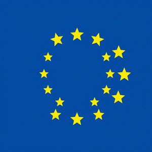 Flaga UE do pokazania