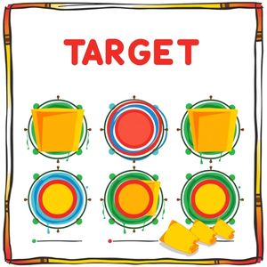 Plansza do rzutu — "Kredka do pudełka"