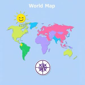 Prosta mapa przyjaźni (plansza do druku)