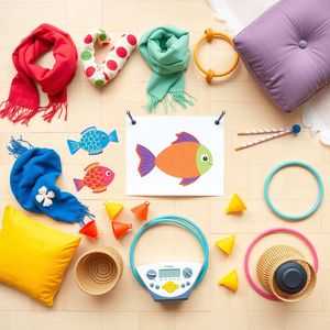 Zestaw materiałów — flatlay