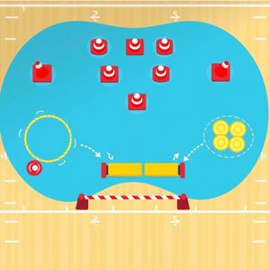 Stanowisko C — Rafa koralowa (tor przeszkód)