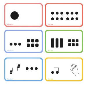 Karty rytmów — szablon do druku